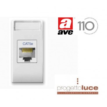 AVE 441027C5E PRESA LAN RJ45 AVE DOMUS BIANCA CAT 5E