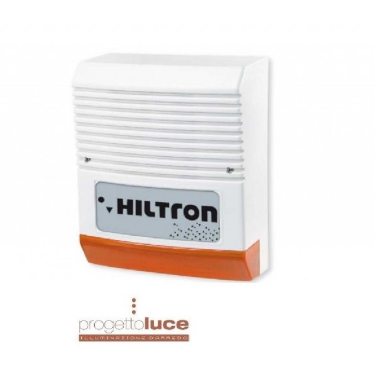 HILTRON SP10 SIRENA INTERNA ALLARME ANTIFURTO INCASSO PIEZO ABS IMQ  CIRCOLARE