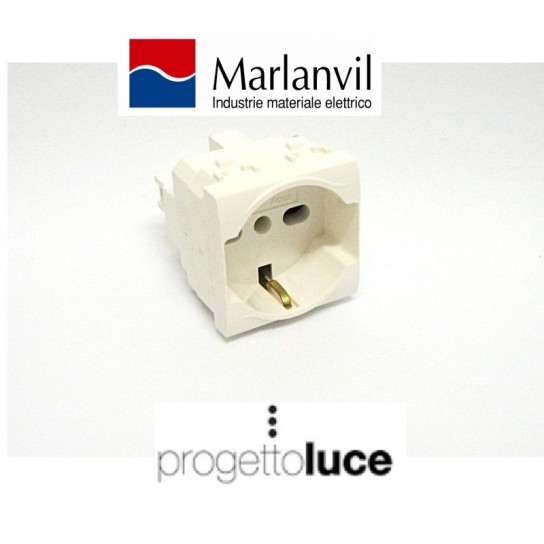 MARLANVIL 7813.2 INTERRUTTORE BIPOLARE ARC COMPATIBILE BTICINO LIVING  CLASSIC