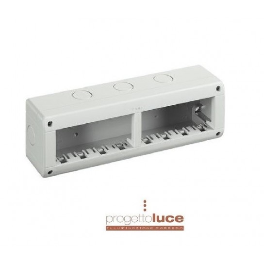 GEWISS 27005 CONTENITORE ESTERNO IP20 6 POSTI PER SERIE SYSTEM GRIGIO