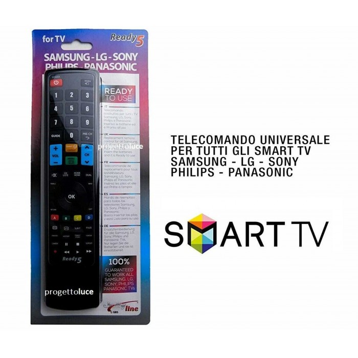 TELECOMANDO UNIVERSALE PRONTO ALL'USO TV TELEVISORI SMART TV SAMSUNG LG  SONY (Telecomando Universale LG)