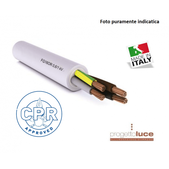 CAVO UNIPOLARE CORDINA CPR FS17 4mmq - Negozio Elettrico - Materiale  elettrico online