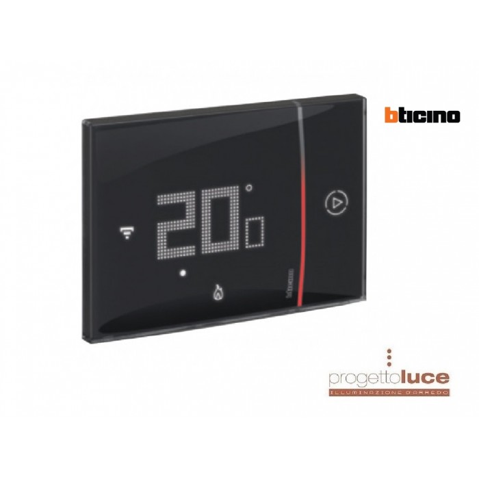 BTICINO X8000 - Smarther - Termostato Connesso Wi-Fi, Bianco, Google  Assistant E Alexa - LivingLight