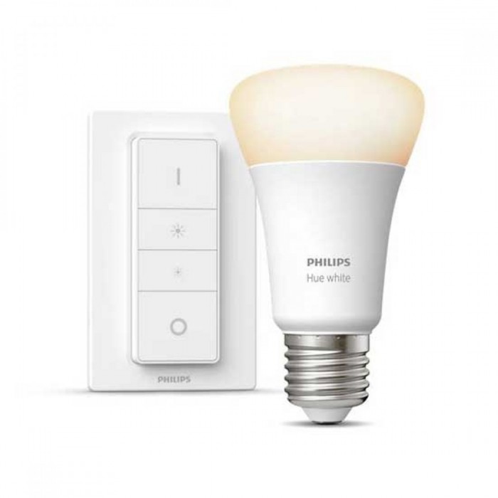 PHILIPS - Starter kit bianco a 3 lampadine Smart con ponte di collegamento  e telecomando dimmer - 10 W - E27 - ePrice