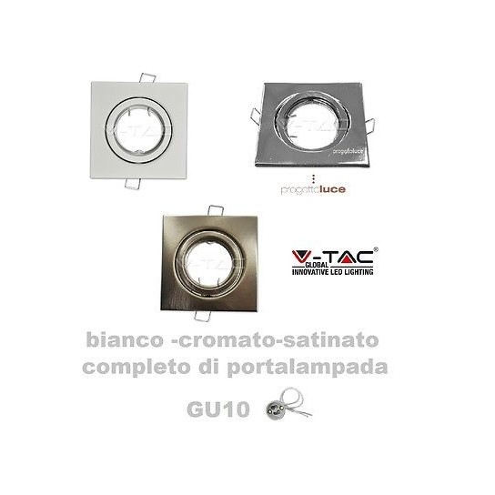 INTEC LIGHT Slim faretto LED ad incasso pannello rotondo 24W