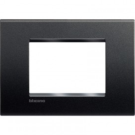 Bticino Livinglight placca 3 moduli quadra LNA4803AR