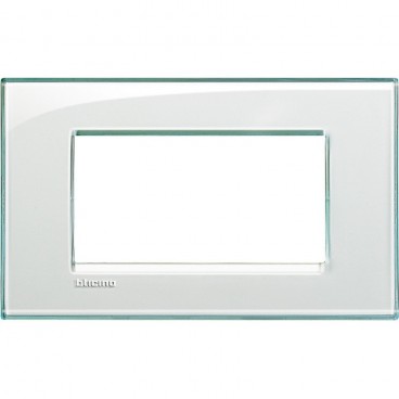 Bticino Livinglight placca 4 moduli quadra LNA4804KA