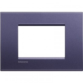 Bticino Livinglight placca 3 moduli quadra LNA4803CB