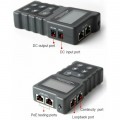 Tester Professionale PoE RJ45 Adatto a Cavi UTP e STP Cat.5 e Cat.6 max 600mt