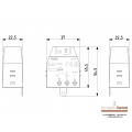 Rele interruttore 220 V magnetico silenzioso Vimar quid 03991 new TIPO FINDER