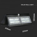 V-TAC LAMPADA SOLARE LED CON SENSORE DI MOVIMENTO 7W IP65 VT-767-7 800 lm NERA