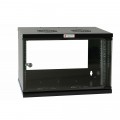 ARMADIO RACK PENSILE A MURO NERO RAL9004 19" 6U 450MM