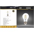 LAMPADA LAMPADINA LED E27 4W BULB A60 FILAMENTO 360° 440 LUMEN