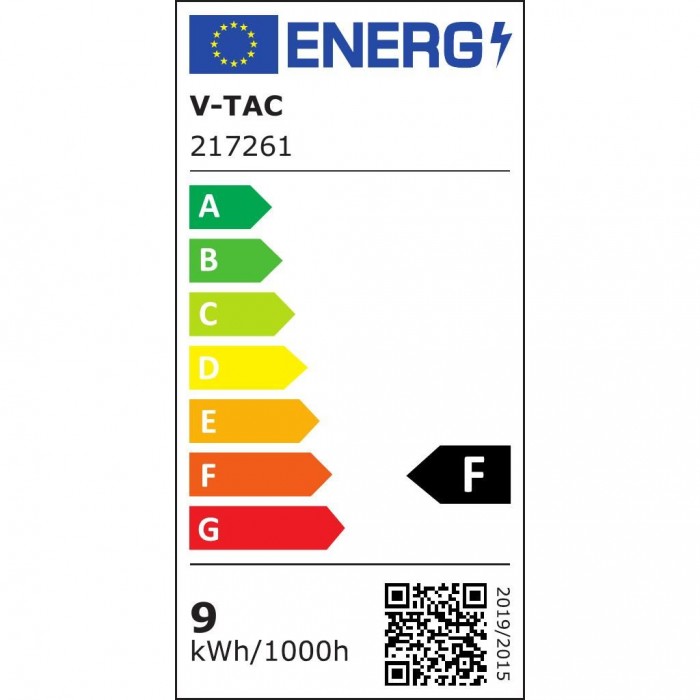 lampada led e27 8,5w bulbo goccia v-tac