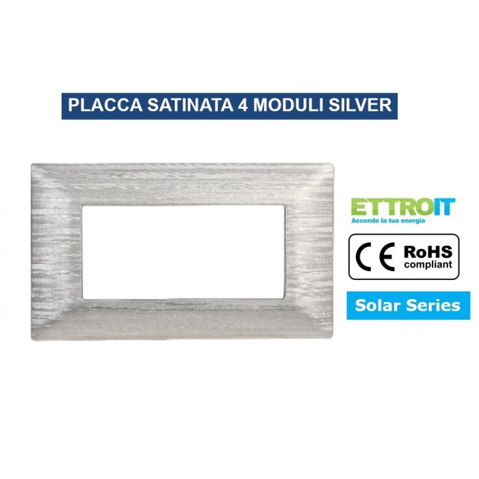 Placca Silver - 3 Posti - Matix Metallics