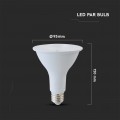 LAMPADINA FARETTO BULB FARO LED PAR30 11W VT-230 CHIP SAMSUNG V-TAC VT-230