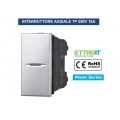 SERIE BTICINO FRUTTI AXOLUTE SILVER COMPATIBILE PRESA SCHUKO INTERRUTTORI USB TV