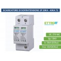 SCARICATORE DI SOVRATENSIONE LIMITATORE 2 MODULI TIPO T2 2P 20KA-40KA SPD