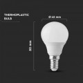 10 LAMPADINE LED V-Tac Bulbo Sfera E14 da 3,7W Lampade Calda Naturale Fredda