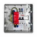 Quadro AC Monofase 6kW - 32A 230V Centralino IP65 8 Moduli Completo