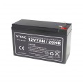 BATTERIA ERMETICA RICARICABILE AL PIOMBO 12V 7AH PER UPS E PER ANTIFURTI