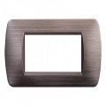 Placche Bticino LIVING Placchette Compatibili Placca 3 4 7 moduli Satinata