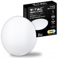 V-TAC Plafoniera LED Rotonda 18W con Interruttore Cambia Colore 3 in 1 Satinata