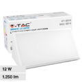 V-TAC VT-8054 PLAFONIERA LAMPADA LED DA MURO 12W APPLIQUE PARETE ESTERNO IP65