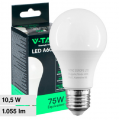 V-Tac Lampadina LED E27 10,5W SMD Goccia Bulbo A60 100lm/W