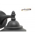 LAMPADA DA MURO APPLIQUE DA GIARDINO LANTERNA E27 ESTERNO IP44 ALLUMINIO GRIGIO