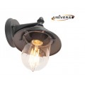 LAMPADA DA MURO APPLIQUE DA GIARDINO LANTERNA E27 ESTERNO IP44 ALLUMINIO GRIGIO