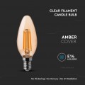 Lampadine led E14 a filamento oliva