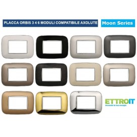 Placche Bticino AXOLUTE Placchette Compatibili Placca 3 4 6 moduli serie ORBIS