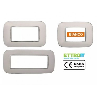 Placche Bticino AXOLUTE Placchette Compatibili Placca 3 4 6 moduli serie ORBIS