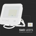 V-TAC PRO FARO PROIETTORE LED SMD 50 WATT CHIP SAMSUNG CAVO 1 metro IP65