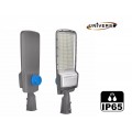 LAMPIONE ARMATURA STRADALE LED 100W SMD CON SENSORE CREPUSCOLARE 6500K IP65