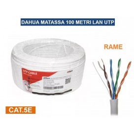 CAVO RETE 100 METRI ETHERNET UTP CAT 5E 4X2 AWG 24 100% RAME LAN RJ45 VIMAR