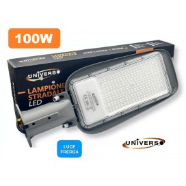 PROIETTORE FARO ARMATURA STRADALE LED 100W CON SNODO INCORPORATO DA ESTERNO IP65