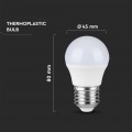 10 LAMPADINE LED V-TAC E27 4,5W WATT G45 MINIGLOBO LAMPADINA LAMPADA BULB KIT