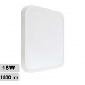 Plafoniera LED Chip Samsung Quadrata 18W 100LM/W Colore Bianco 250mm IP44