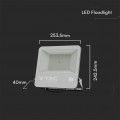 V-TAC PRO VT-100 FARO LED SMD 100W ULTRASOTTILE CHIP SAMSUNG DA ESTERNO COLORE NERO