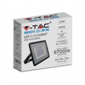 V-TAC VT-49104 FARO LED FLOODLIGHT 100W SMD SLIM IP65 NERO Calda Naturale Fredda