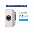 SERIE BTICINO AXOLUTE BIANCA COMPATIBILE PRESA SCHUKO TV PULSANTE DEVIATORE USB