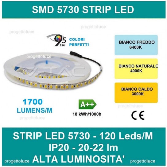 Profilo alto da incasso per strip led max 20mm alluminio bianco 2mt - 4DE9